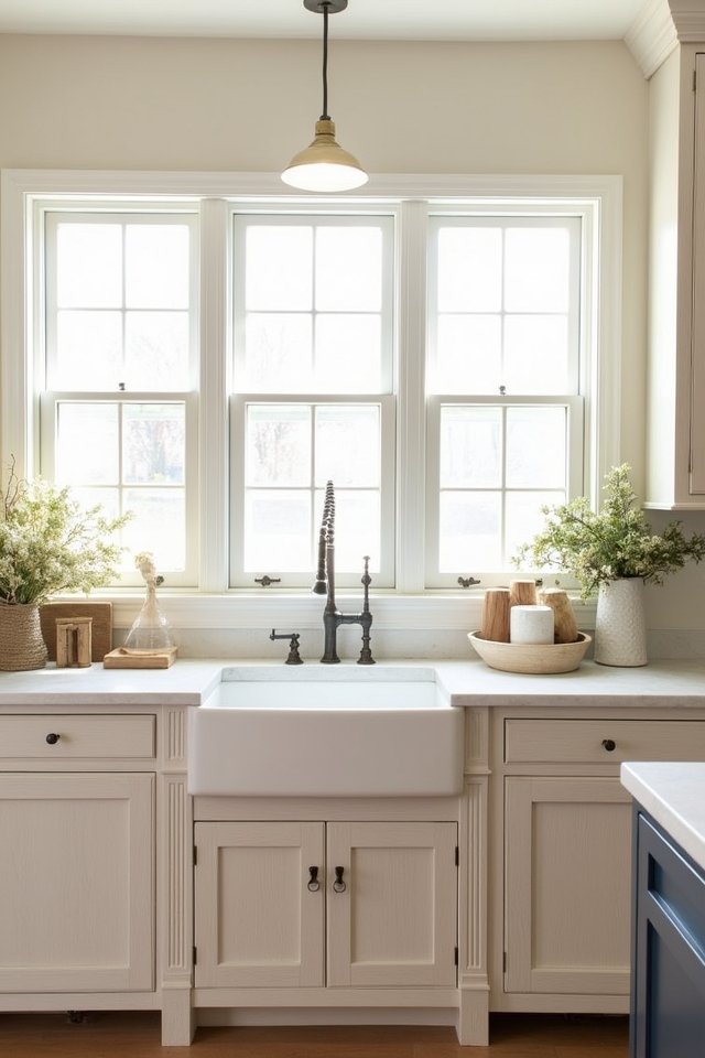 beachy whitewashed ash cabinets