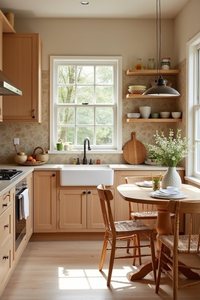 beige backsplashes ignite personality