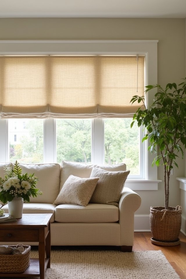 beige roman shades elevate decor