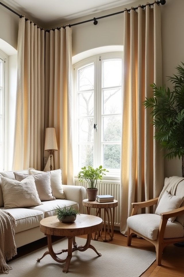 beige shades create dimension