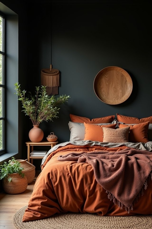 black and earthy harmony