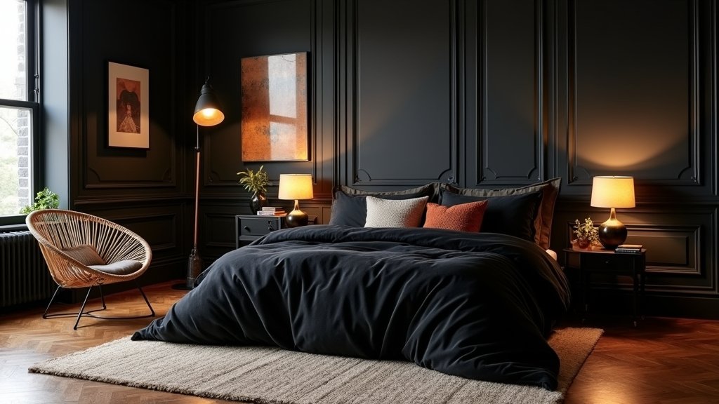 black bedroom aesthetic inspirations