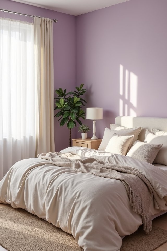 blend lilac with neutrals