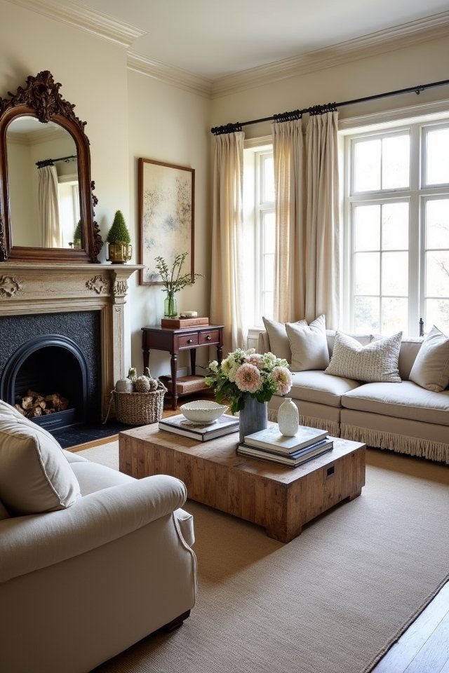 blend modern and antique