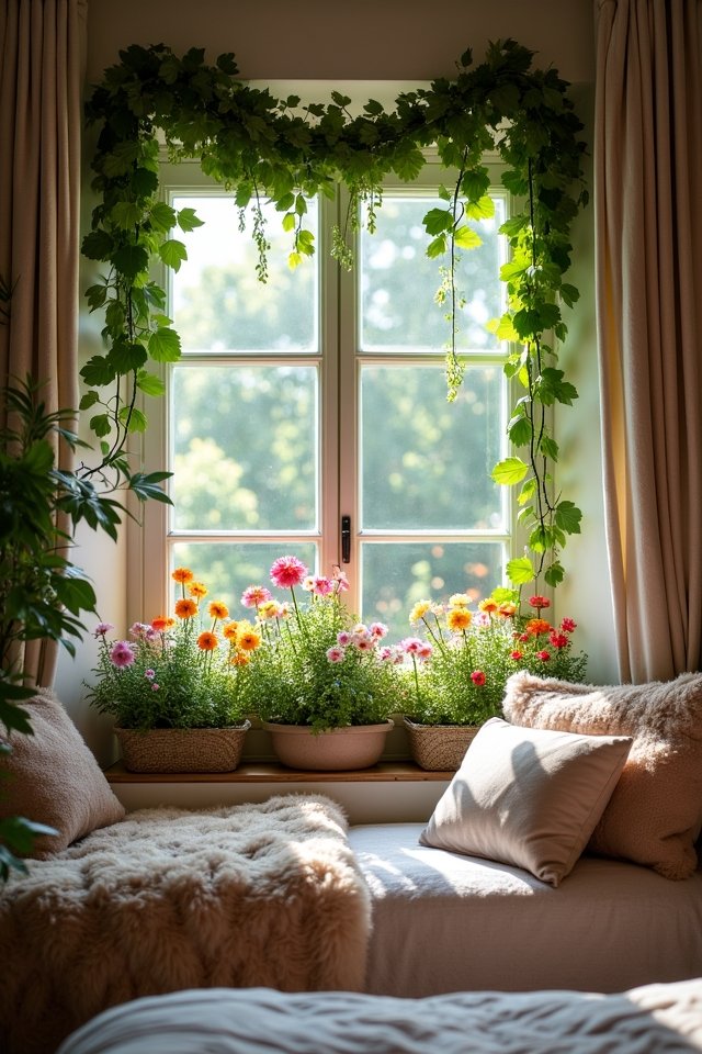 blooming window box gardens