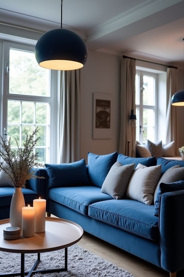 blue lighting creates tranquility