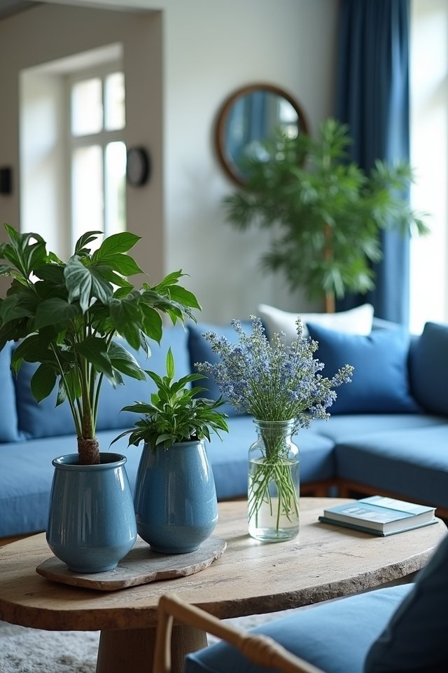 blue plants enhance living spaces