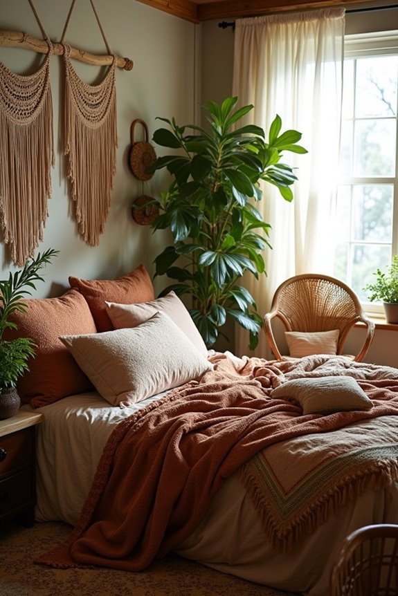 bohemian bedding for comfort