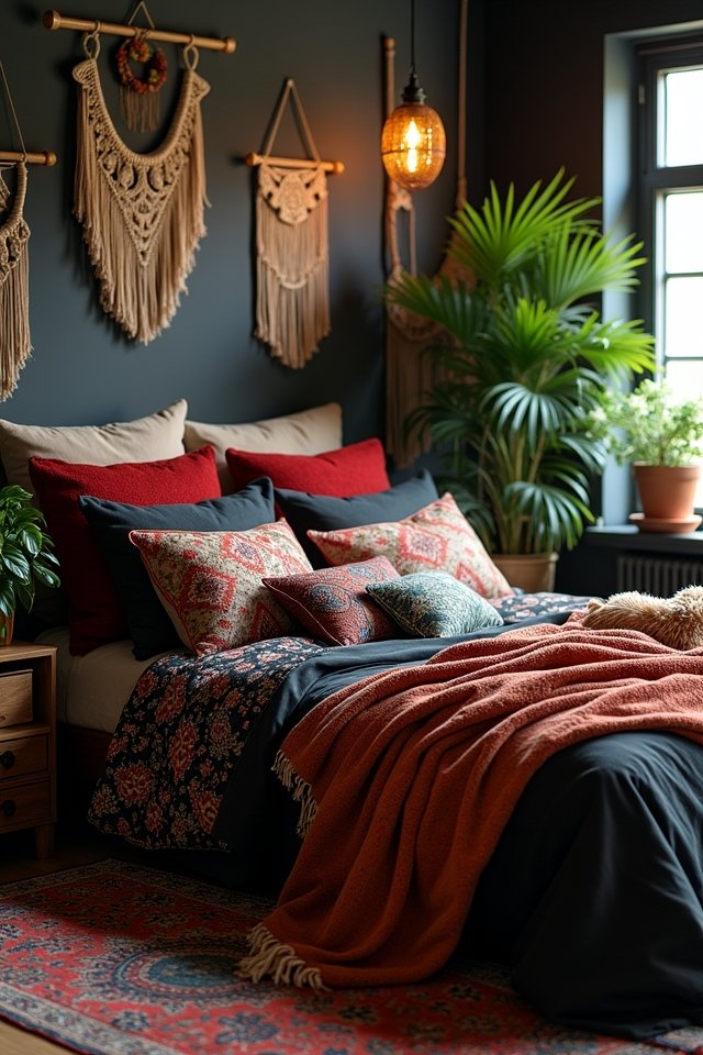 bohemian black bedding comfort