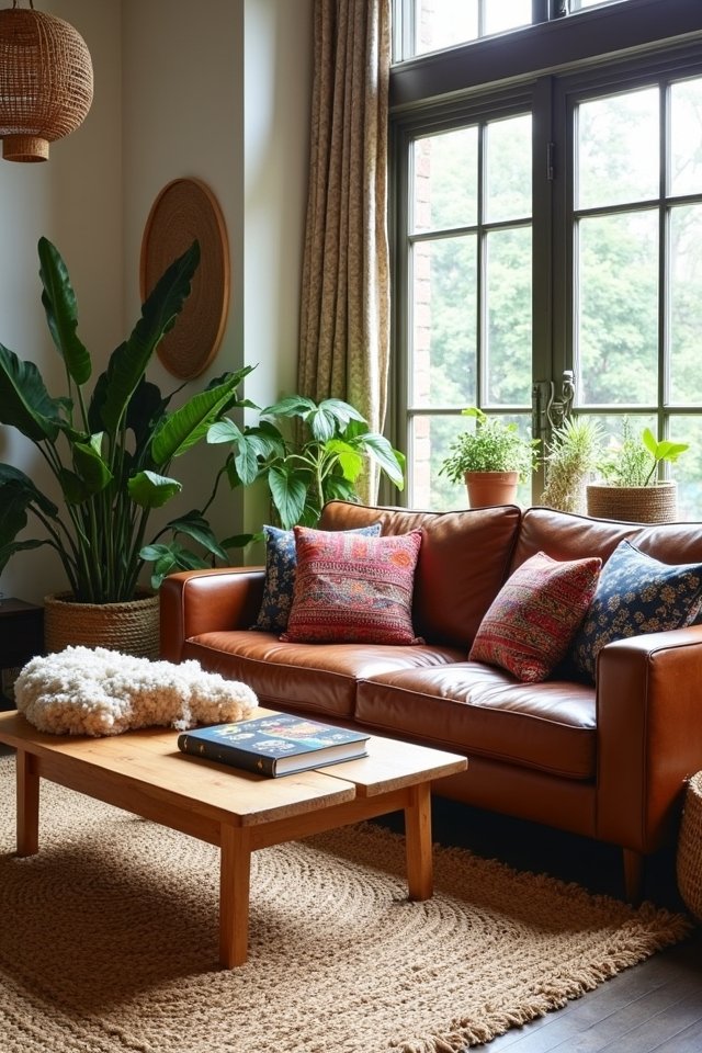 bohemian cozy living room