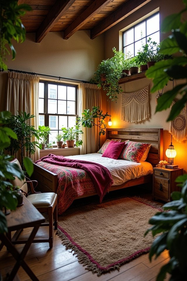 bohemian cozy sanctuary vibes