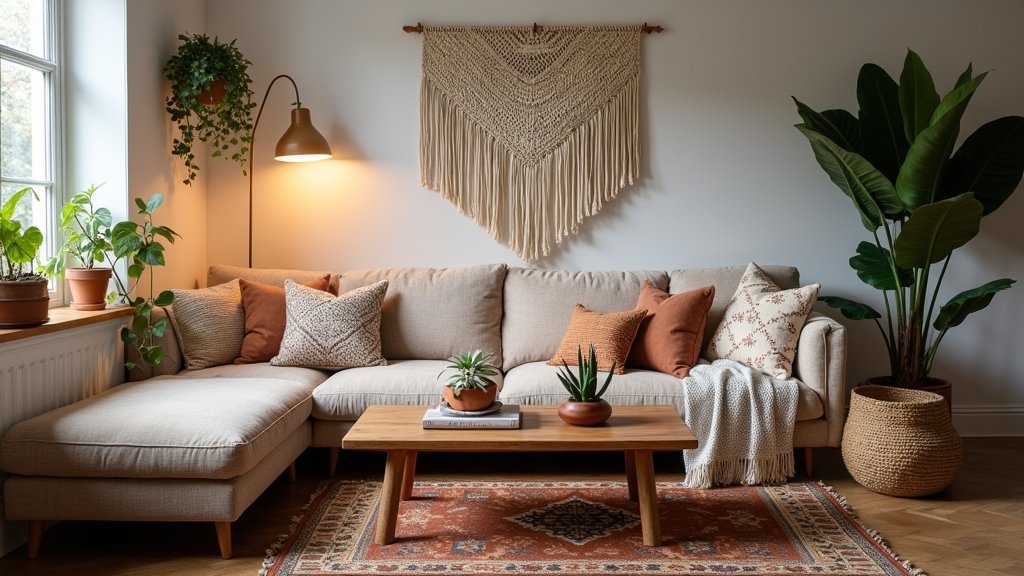 bohemian living room decor