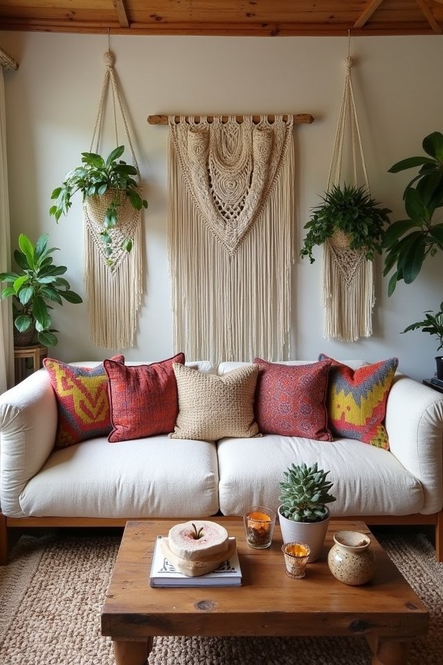 bohemian macram decor accents