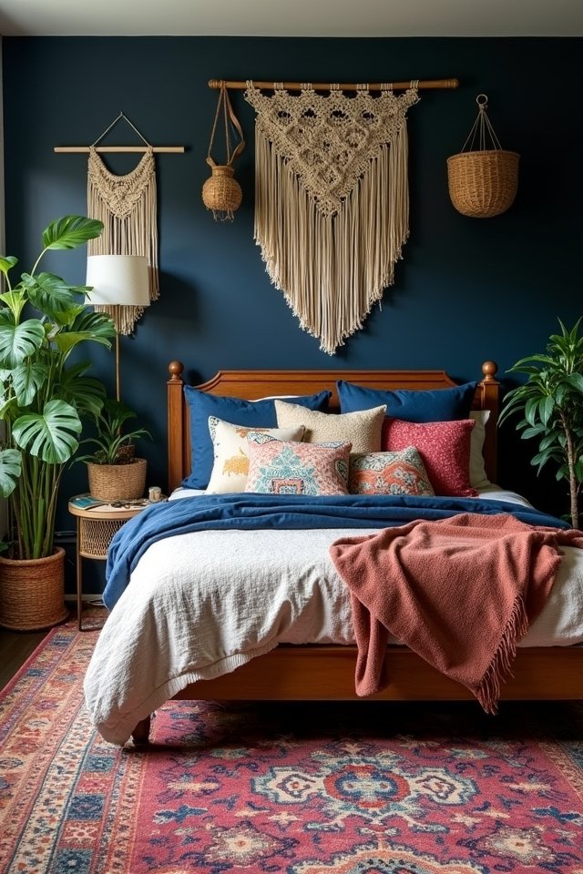 bohemian navy decor harmony