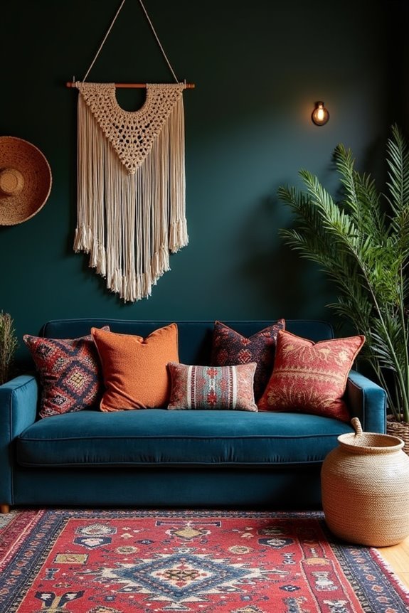bohemian pattern mixing fun