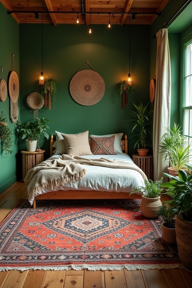 bohemian rug underfoot comfort