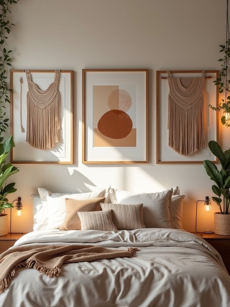 bohemian wall art ideas