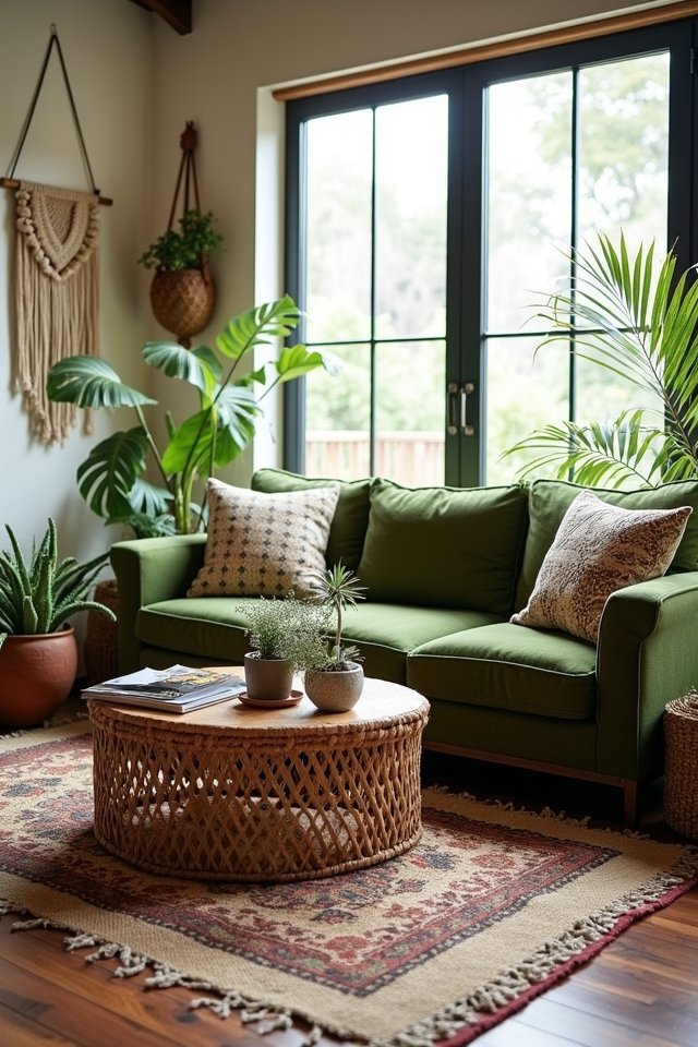 boho chic living room