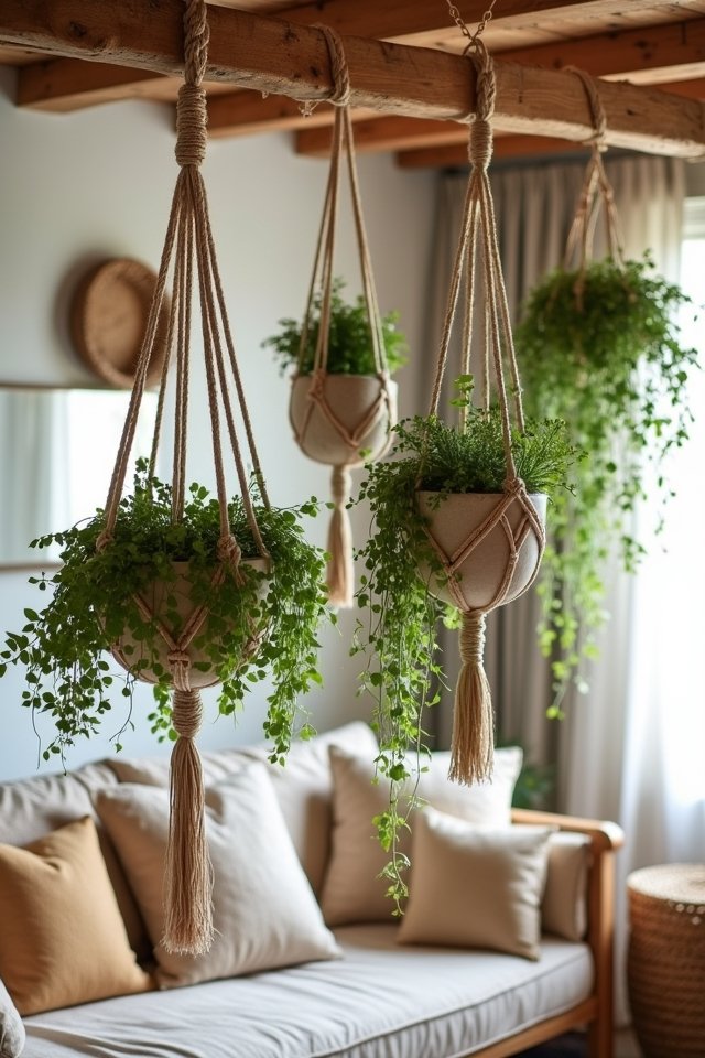 boho plant hangers charm