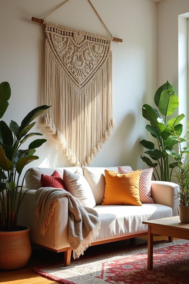 boho wall art transformation