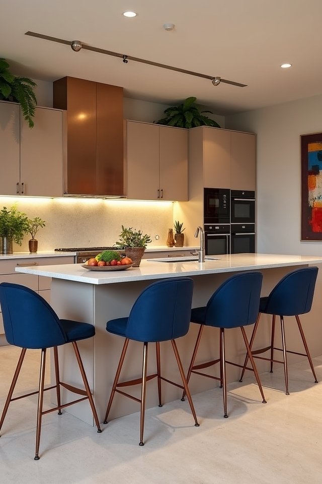 bold accents elevate beige