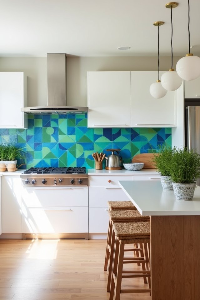 bold and creative backsplashes