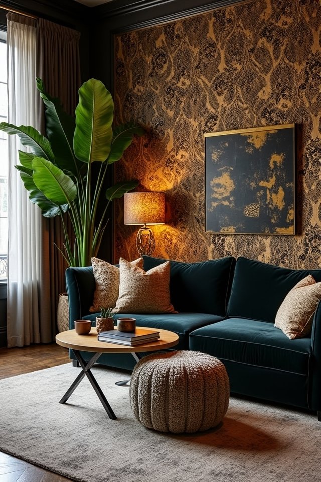 bold animal print decor