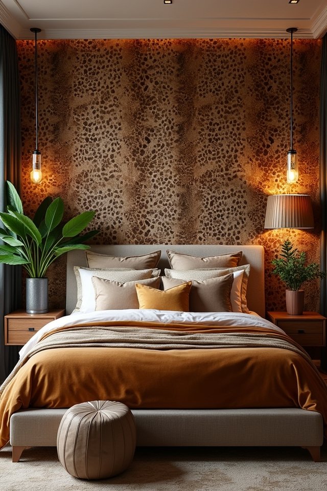 bold animal print decor