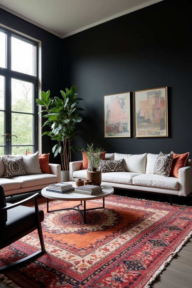 bold area rug patterns