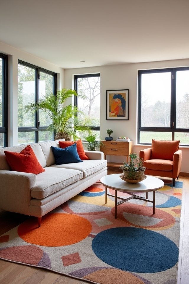 bold area rug selection