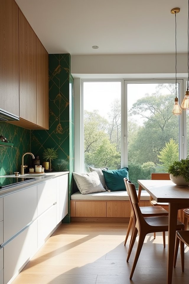 bold artistic kitchen backsplash