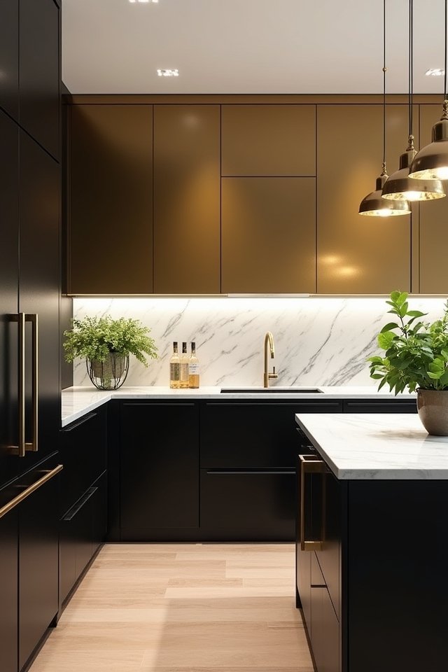 bold black and gold elegance