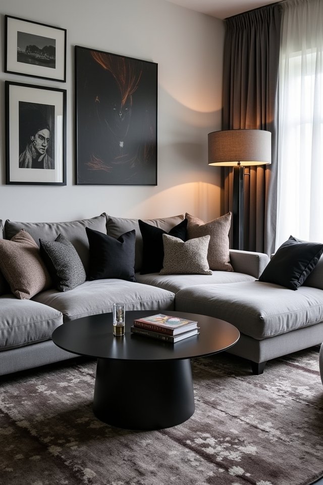 bold black and grey elegance