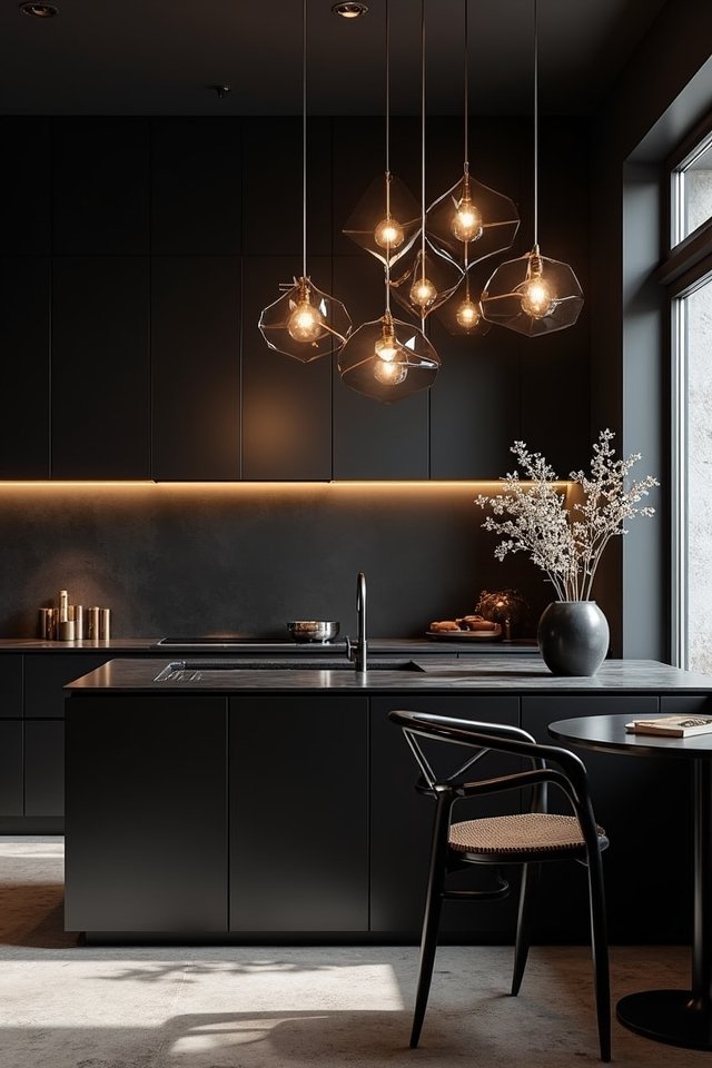 bold black lighting fixtures