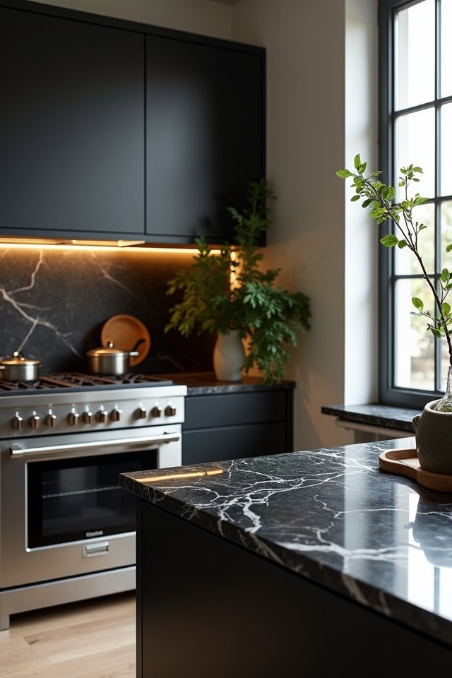 bold black marble elegance