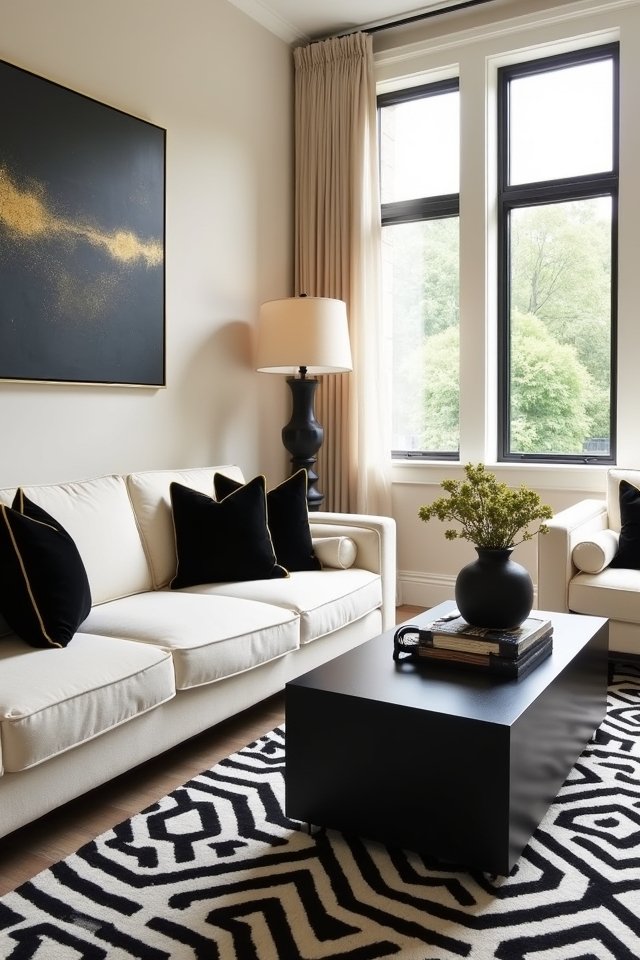 bold black soft cream