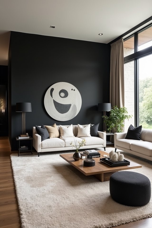 bold black wall statement