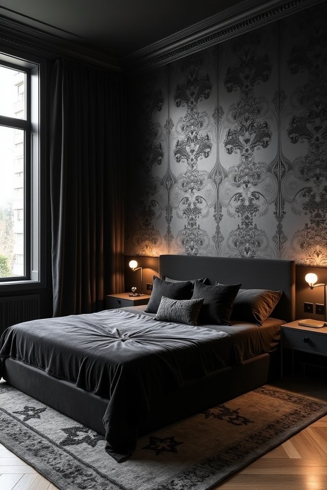 bold black wallpaper statements