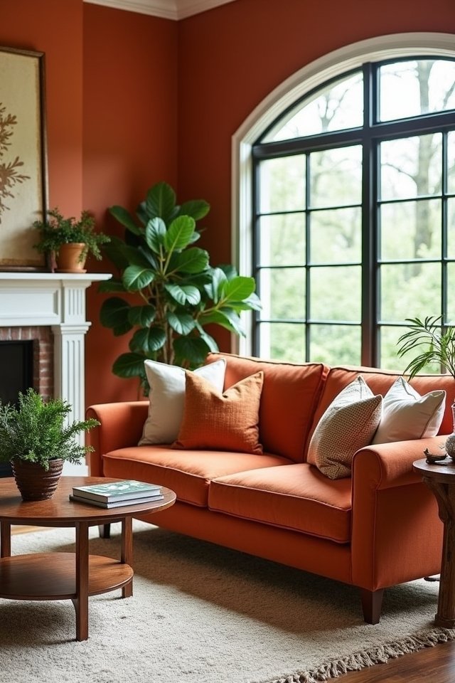 bold burnt orange sanctuary