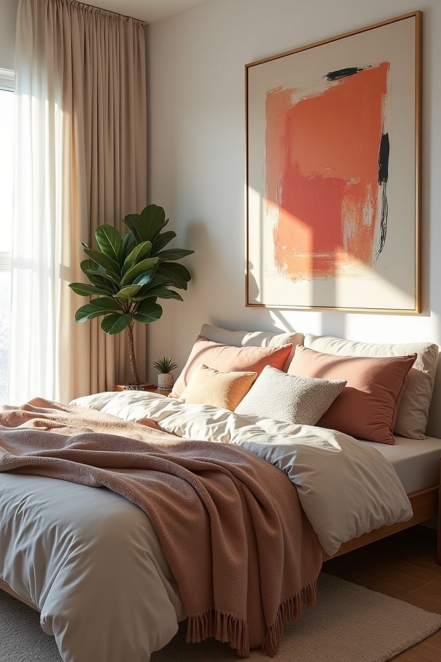 bold centerpiece for bedroom