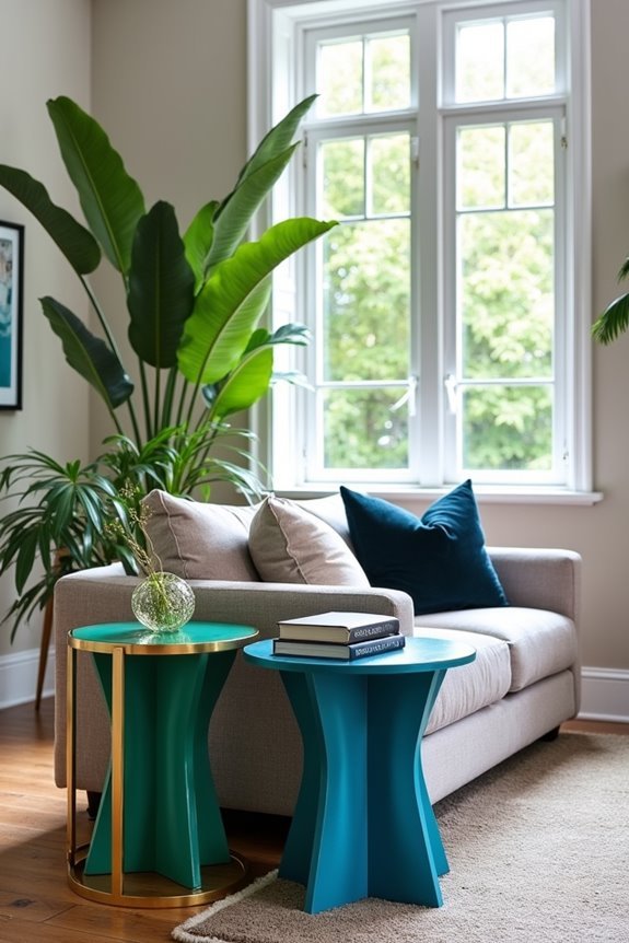 bold color home accents