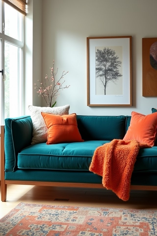 bold colored statement daybed