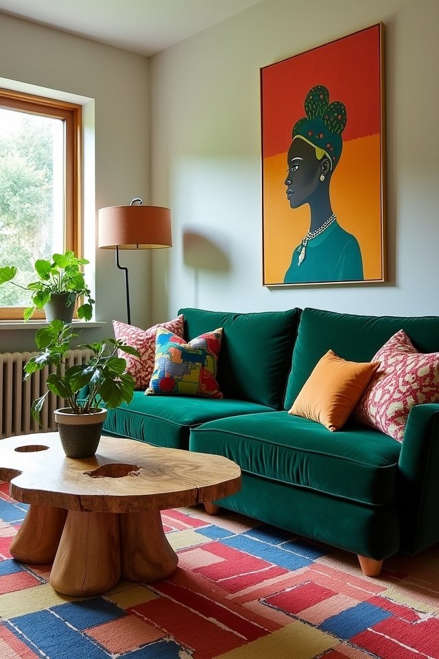 bold colorful statement furniture