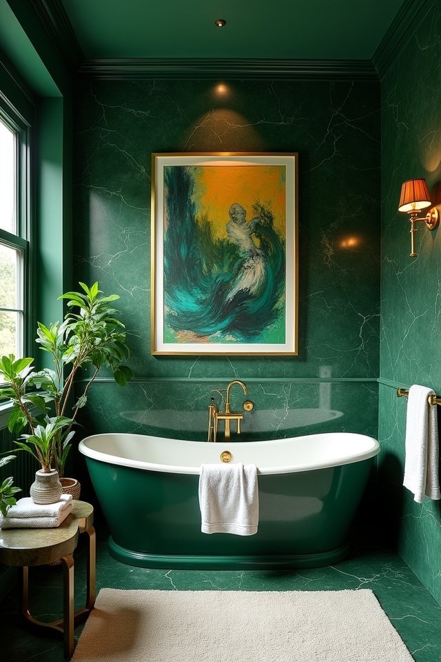 bold colors and textures