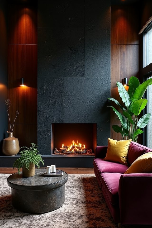 bold colors cozy ambiance