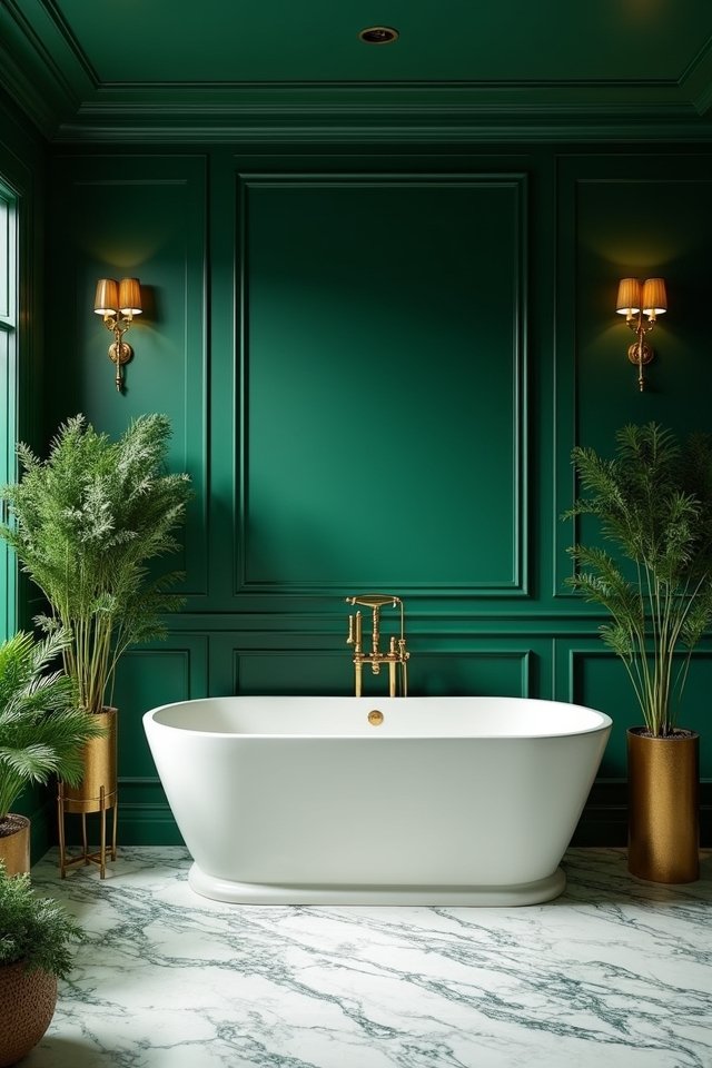 bold colors create drama