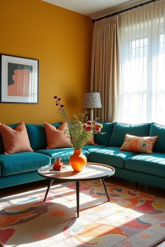 bold colors energize spaces