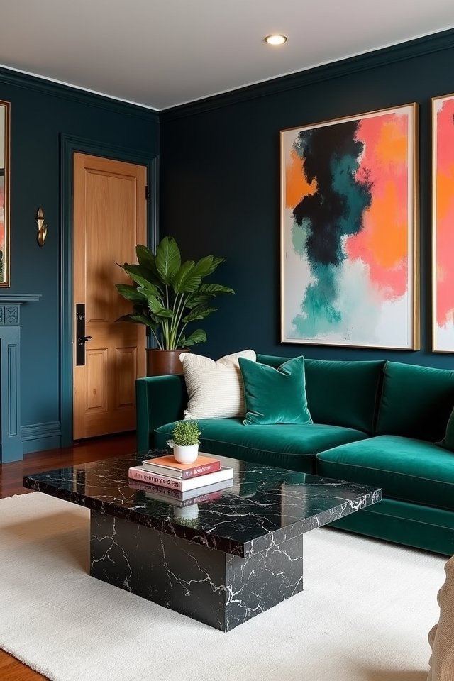 bold contrasts create drama