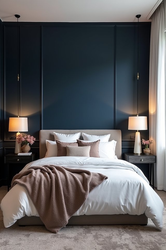 bold dark bedroom transformation