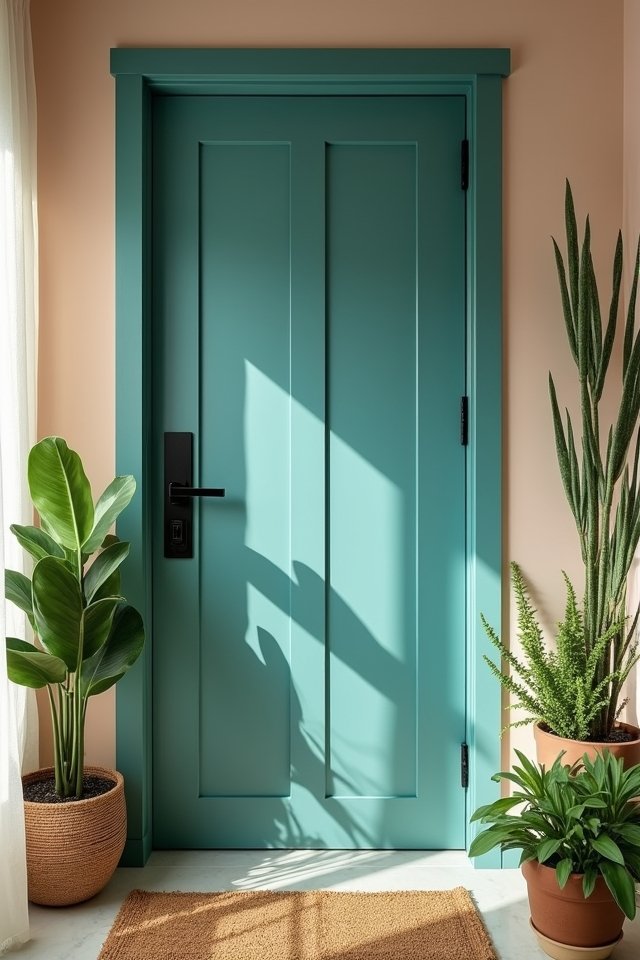 bold door color statement